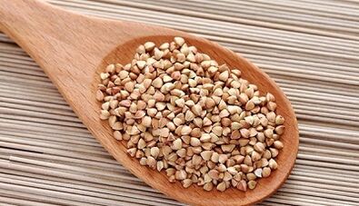 eșantion de meniu alimentar cu hrișcă